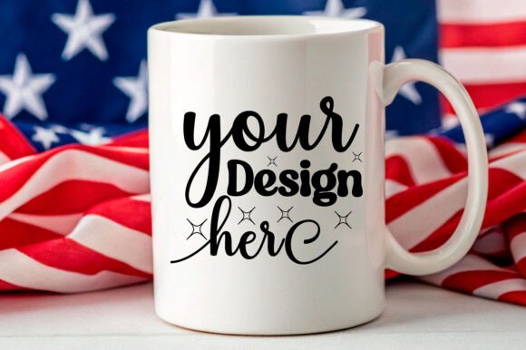 4th of July Mug Mockup 54: Premium Graphics & Product Mockups