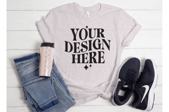 Bella Canvas 3001 Heather Grey Mockup Review