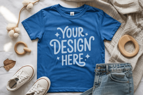 Bella Canvas 3001Y Mockup: Graphics & Product Mockups