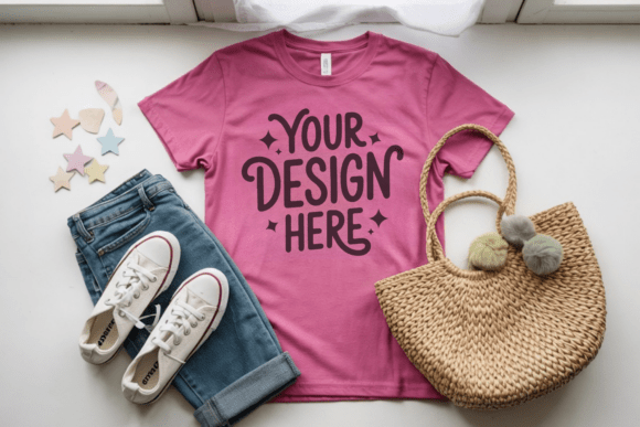 Bella Canvas 3001Y Youth Mockup 16: Graphics & Product Mockups
