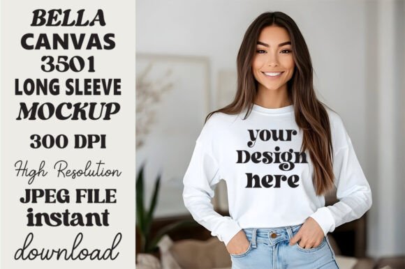 Bella Canvas 3501 Long Sleeve Mockup 174: A Designer's Review