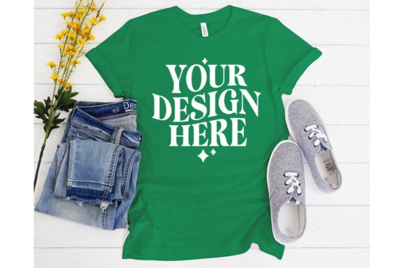 Bella Canvas Kelly Mockup: Premium Graphics for Product Mockups