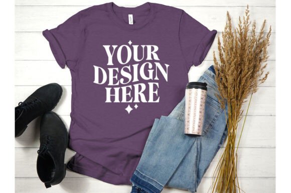 Fall Bella Canvas 3001 Mockup 18: Graphics & Product Mockups