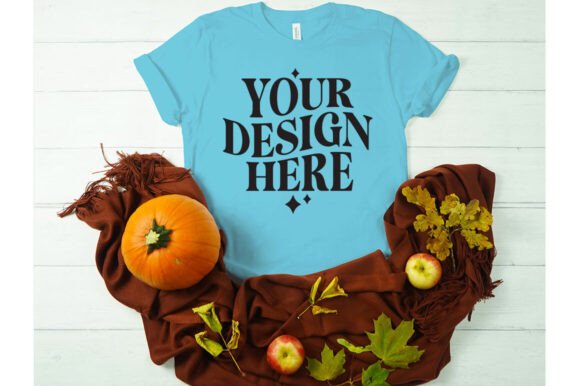 Fall Bella Canvas 3001 Mockup 40: Graphics & Product Mockups