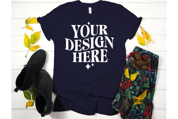 Fall Bella Canvas 3001 Mockup 7: Essential Graphics