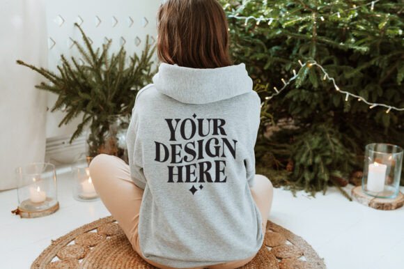 Gildan 18500 Hoodie Sport Grey Mockup Review
