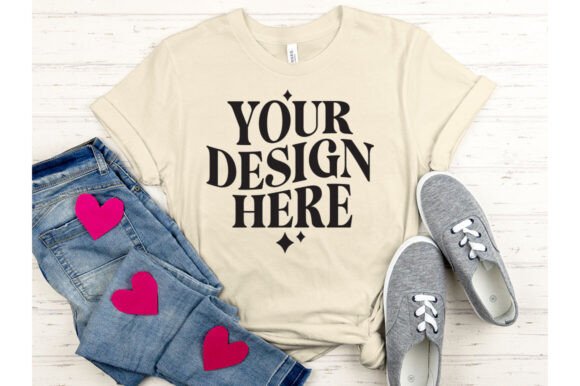 Valentine's BC3001 Mockup: Graphics for Product Mockups