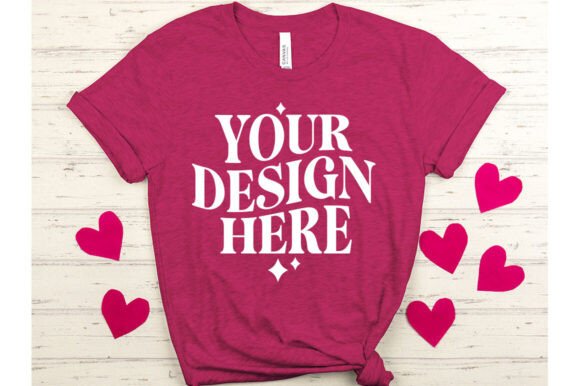 Valentine's BC3001 Mockup: Graphics & Product Mockups