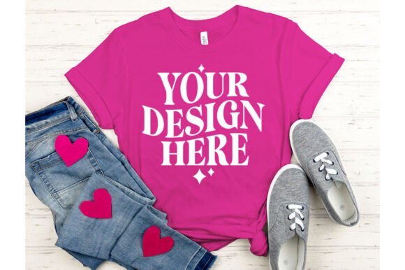 Valentine's Day BC3001 Berry Mockup: A Designer's Review