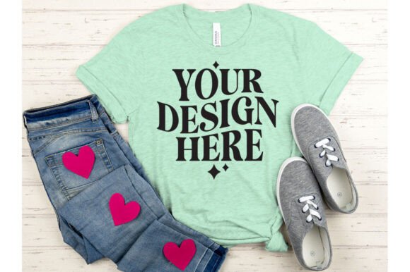 Valentine's Day BC3001 Mockup 7: Graphics for Product Mockups